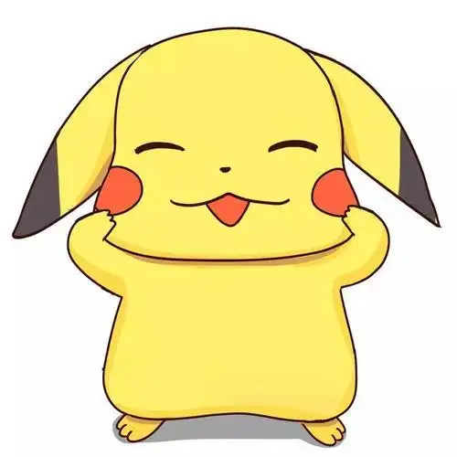 动漫人物皮卡丘简笔画 第1页