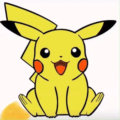 简笔画皮卡丘内附教程