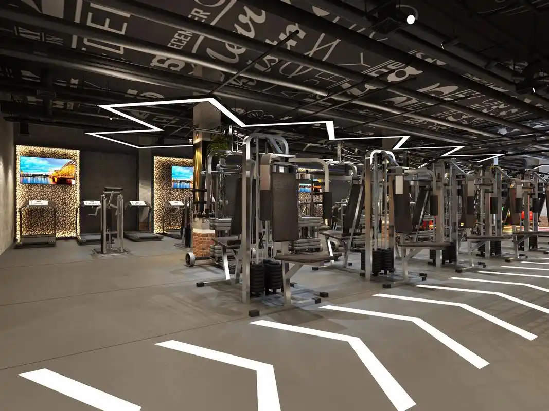 健身房 - 效果图交流区-建e室内设计网