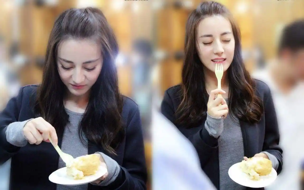 迪丽热巴美的不像一个真人,为了接地气才有了如今"吃货"人设