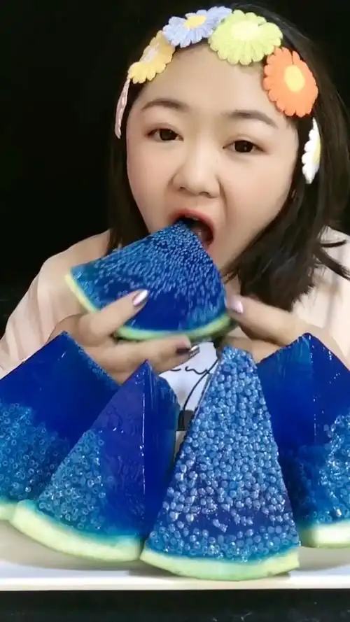 蓝色的西瓜,有没有吃过?