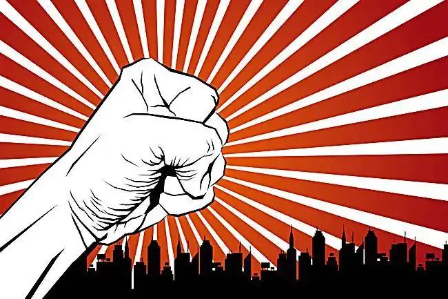 搜图123提供独家原创矢量手绘拳头力量商业背景素材下载,此素材图片已