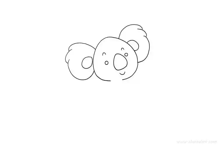 考拉怎么画考拉简笔画步骤图