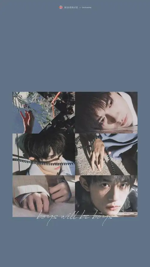 壁纸 拼接 易烊千玺