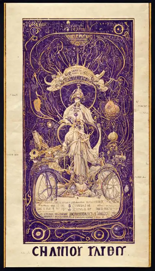 穆夏塔罗牌——【战车】 赠@h.