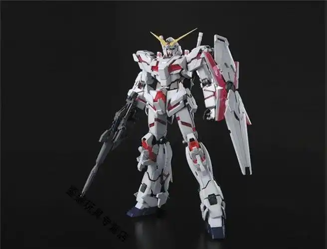 万代(bandai)大班6637 mg 1/100 独角兽 ova映像版 可爆甲变形 拼装