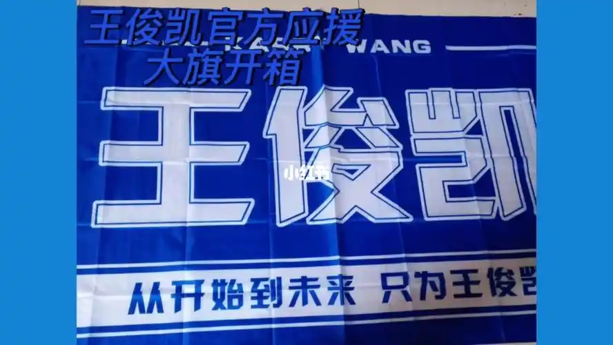 王俊凯  #王俊凯周边  #周边开箱  #王俊凯应援大旗