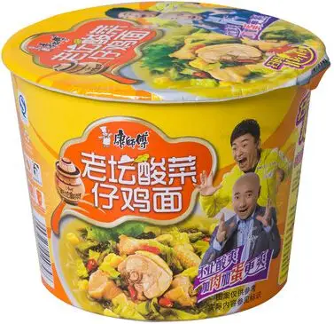 康师傅老坛酸菜仔鸡面129g/桶