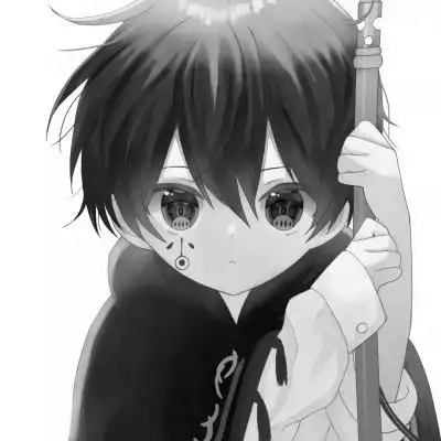 黑白动漫男头高级小众高清图片_男生_头像控