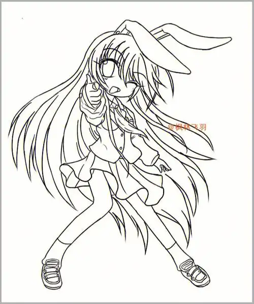 猫耳少女系列绘画学习