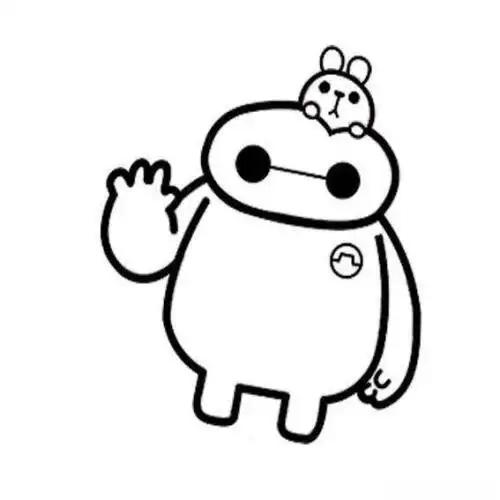 卡通呆萌简笔画