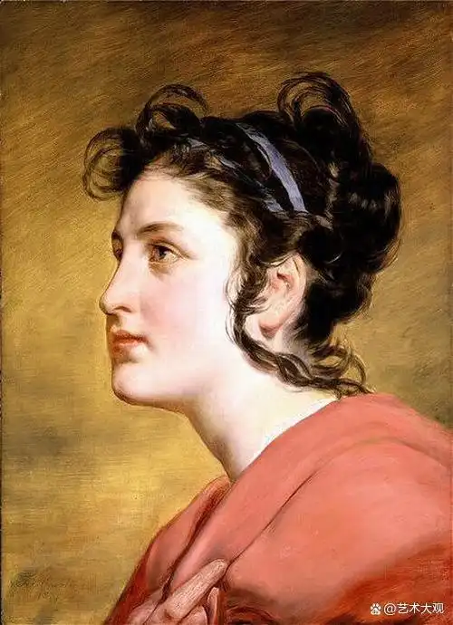 奥地利画家费德里奇写实肖像油画欣赏