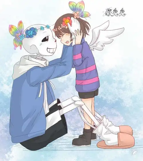 绘画 传说之下 同人图 板绘 58