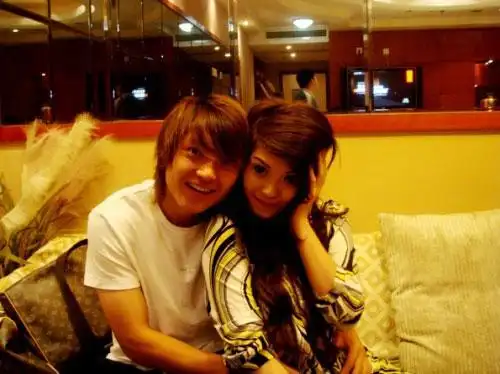 汪嵩,新科国脚,阳光帅气;美美(曾美娟),漂亮大方,2006年环球小姐四川