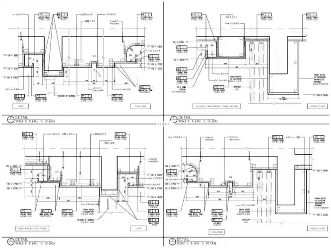 施工图既是前期设计的表达,思考细节处理的过程,又是后期施工落地的