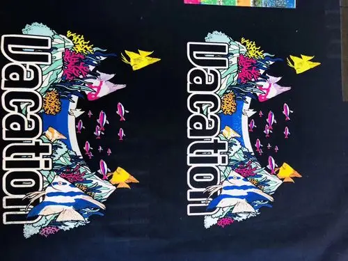 国际站 创意个性图案热转印烫图 数码印花烫画定做