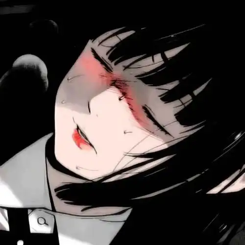 日系黑白冷酷高冷女生头像