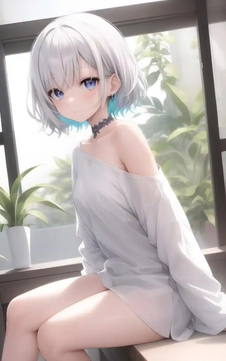 白毛萝莉#二次元