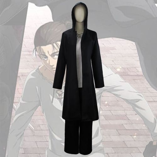 万圣节艾伦cos服 进击的巨人艾伦斗篷披风成人动漫cosplay服现货