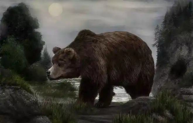 史前巨熊的体型有多大?最大可达两吨!