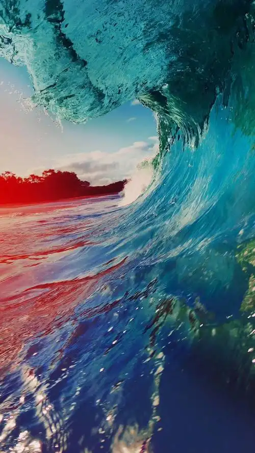 巨浪深蓝大海2k手机壁纸