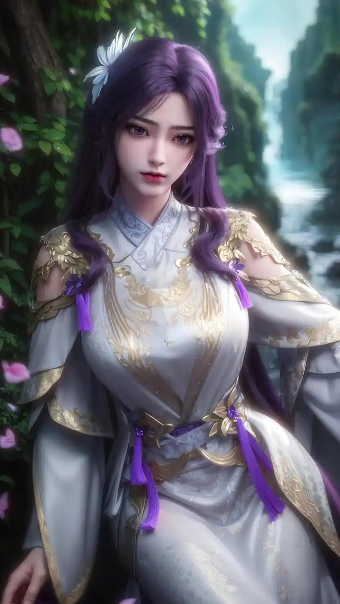 国漫女神|《完美世界》云曦ai高清手机壁纸:无论你变成什么样子,我都