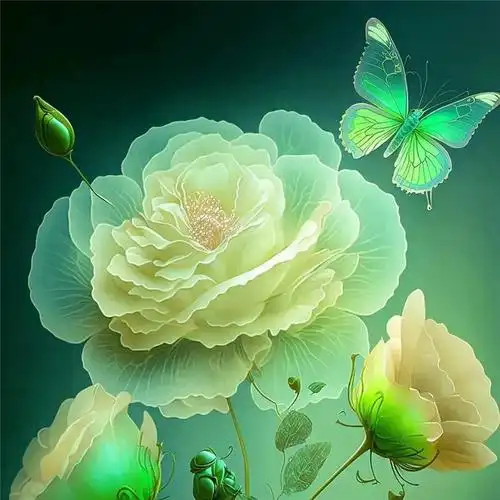 唯美梦幻玫瑰花头像图片大全 五彩缤纷千娇百媚_微信头像_头像屋