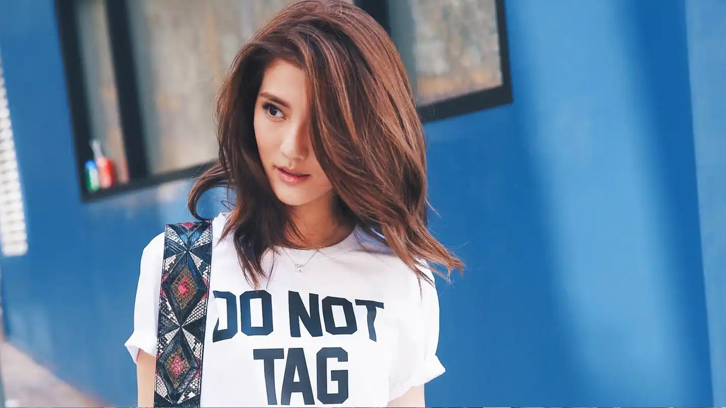 吴千语时尚唯美街头写真图片桌面壁纸