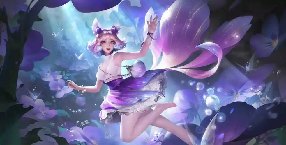 王者荣耀妲己紫罗兰之誓去掉身上多余布料高清福利大图-菜鸟下载