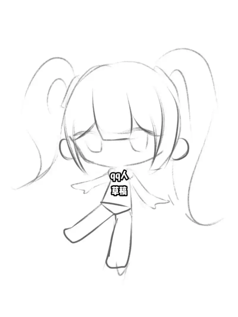 q版人物 #简笔画 - 抖音