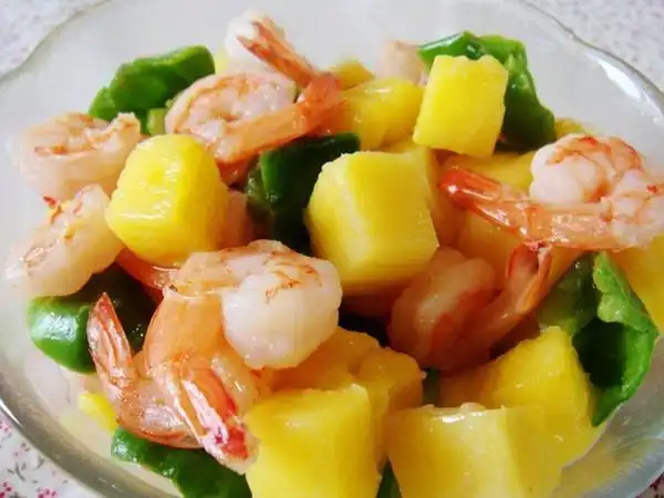 葱爆虾仁就是香,满满的葱香味儿