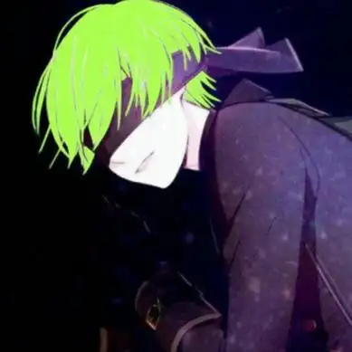 绿色头发男生动漫头像高清帅气的绿色头像动漫图片