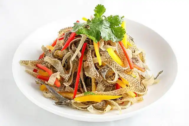 一,风味凉拌鱼皮