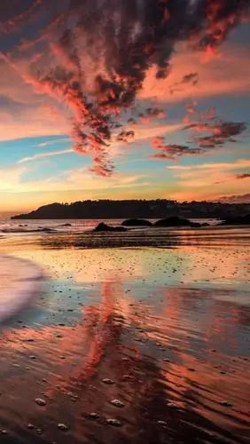 蓝色天空,锁屏图片,高清手机壁纸,风景-回车桌面