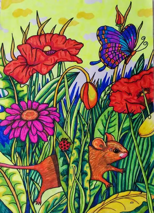 美术作品比赛",从同学们平时学画的作品中,每人上交一幅作品,共有30名