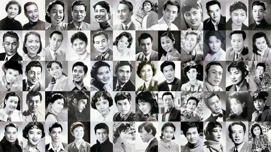 中国100位老中青三代电影明星照 秦怡刘晓庆王心刚杨丽坤冯喆向梅