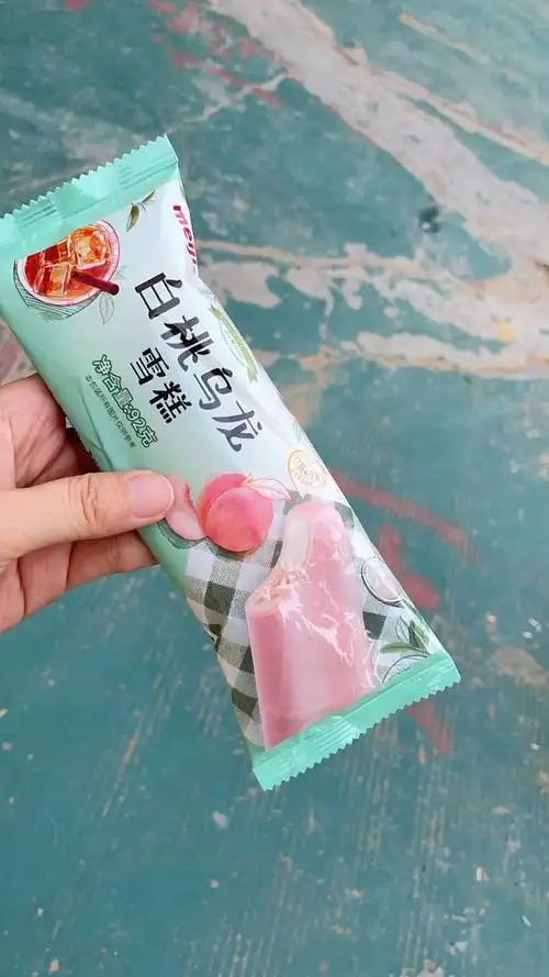 meiji明治白桃乌龙雪糕