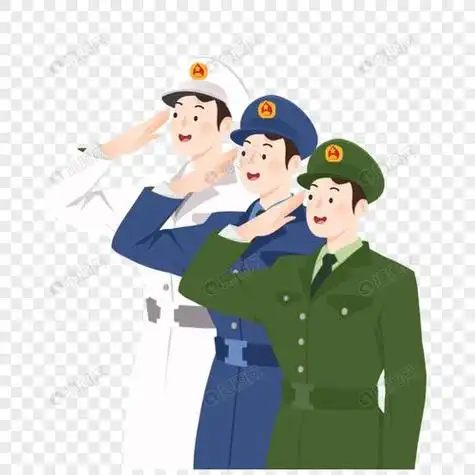 敬礼小人简笔画 敬礼小人简笔画可爱