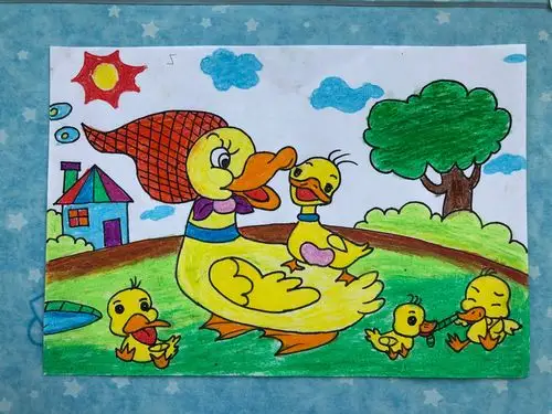 古市镇中心幼儿园教师绘画比赛