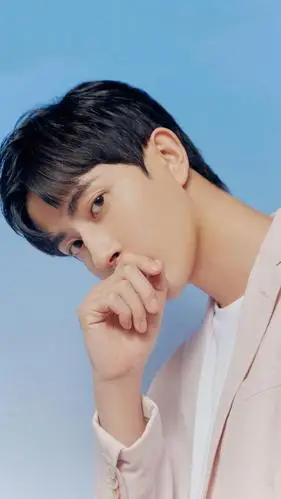 于朦胧粉色西装清新写真,高清图片,手机锁屏桌面-壁纸族