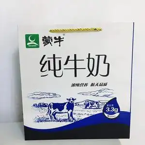 蒙牛纯牛奶纸袋装