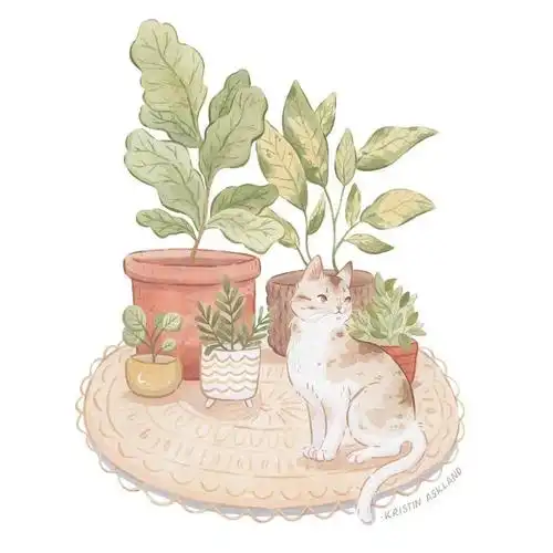 水彩插画 | 温馨治愈的手绘小插画_手机搜狐网