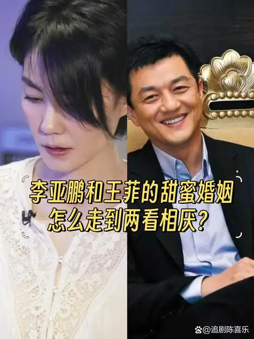 李亚鹏和王菲的甜蜜婚姻,是怎么走到相看两厌的  很多人都说李亚鹏和