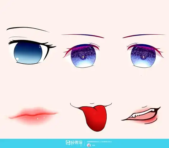 临摹五官—人物角色五官设计提升训练