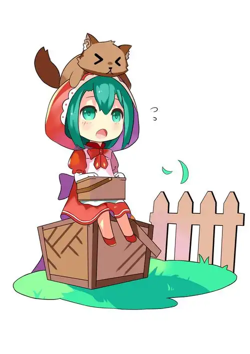 q版初音 萌系插画