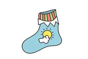 彩色袜子简笔画搜索