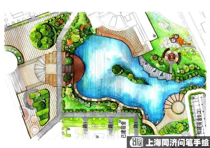 论坛 69 方案 69 手绘表现 69 上海同济问笔手绘交流 平面.