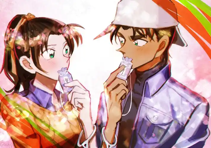 平次と和叶らくがき