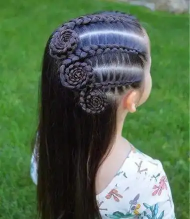 简单学会流行儿童编发(13款精致的儿童编发)(1)