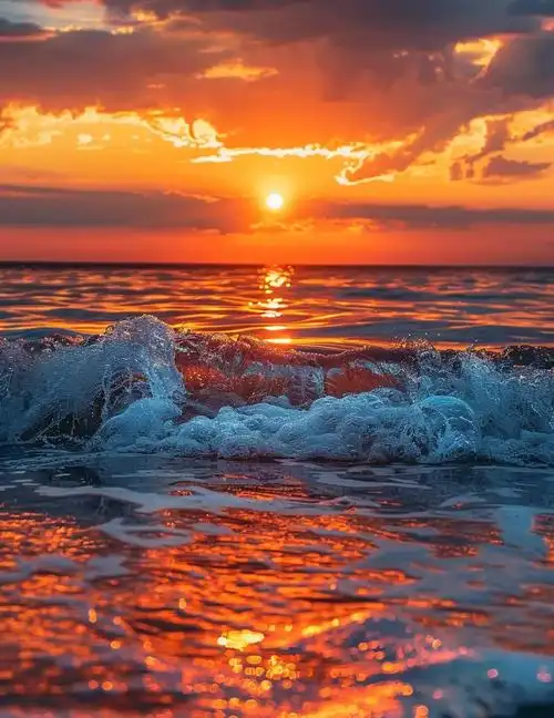 🌅海边的落日美景,快来欣赏吧!